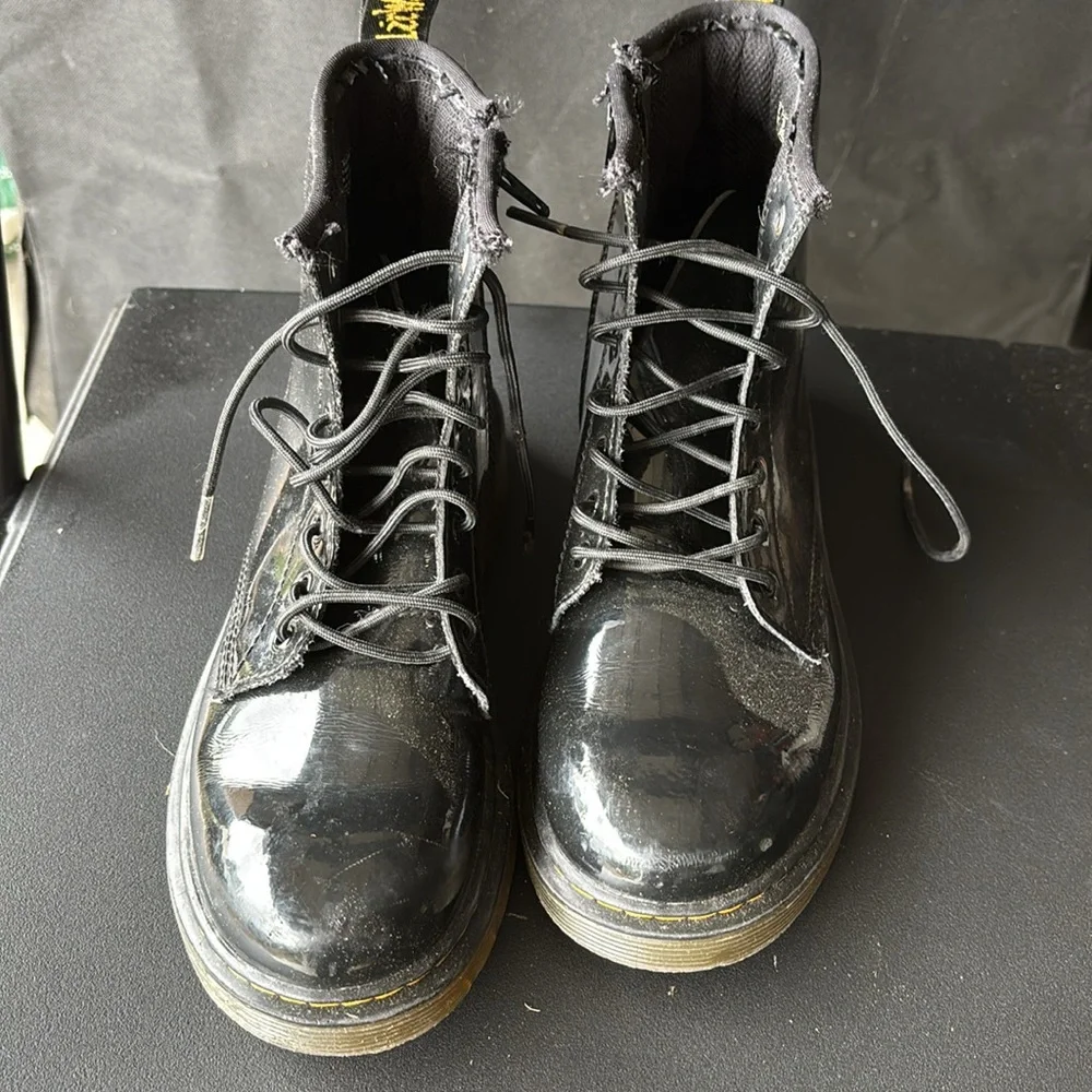 Dr. Martens 1460 Black Lace-Up Boots - Picture 2 of 8